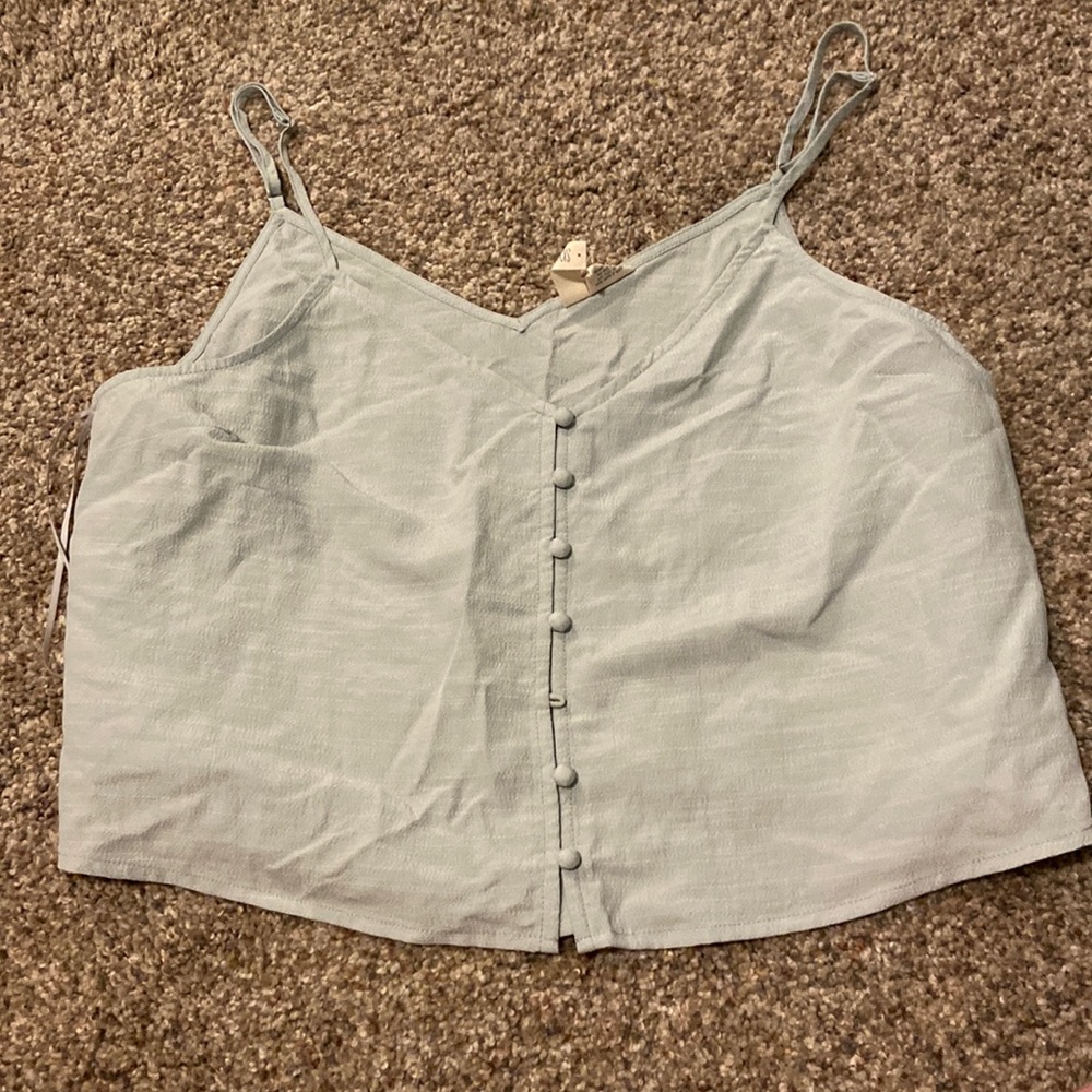 Green tank top